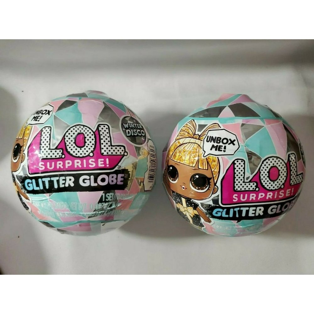 2 pack New LOL Surprise Glitter Globe Winter Disco L.O.L. 8 Suprises Sealed